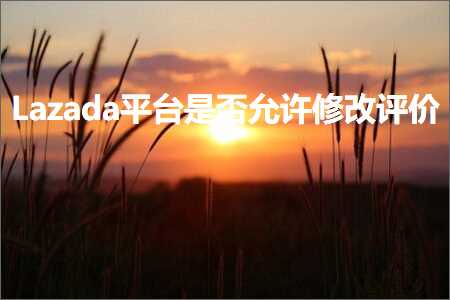 璺ㄥ鐢靛晢鐭ヨ瘑:Lazada骞冲彴鏄惁鍏佽淇敼璇勪环