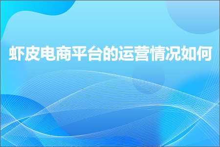 跨境电商知识:虾皮电商平台的运营情况如何