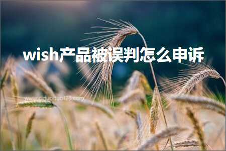 跨境电商知识:wish产品被误判怎么申诉